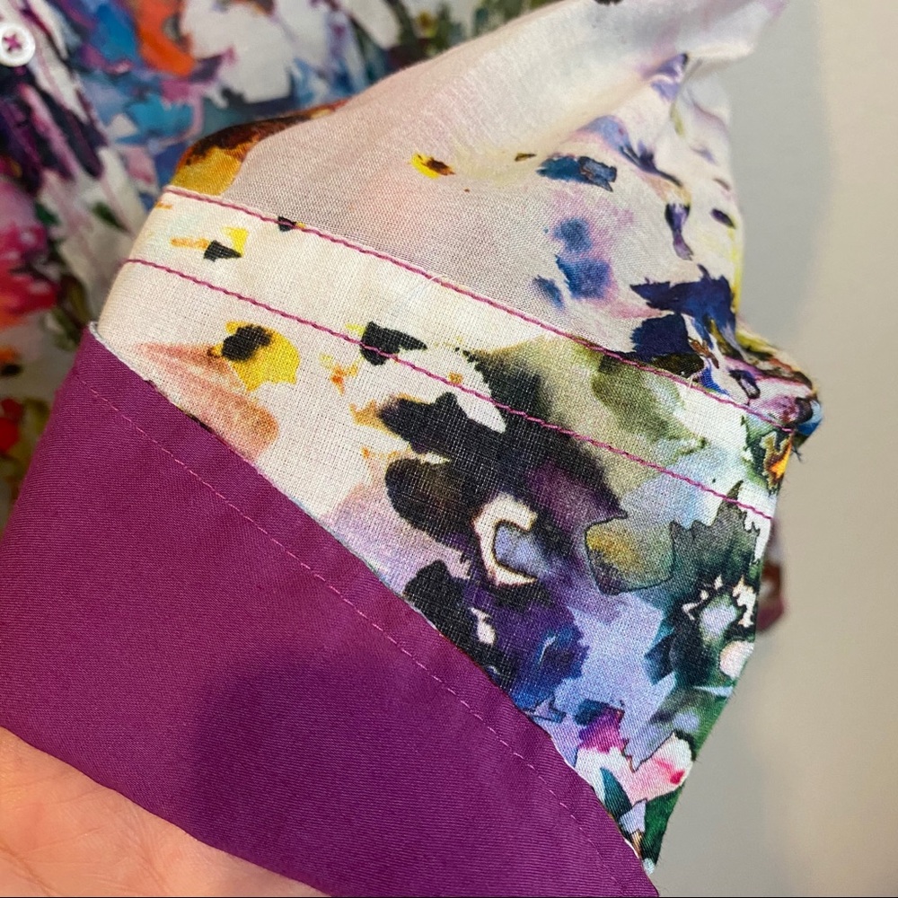 Georg Roth Floral Button Down Shirt - Picture 3 of 6
